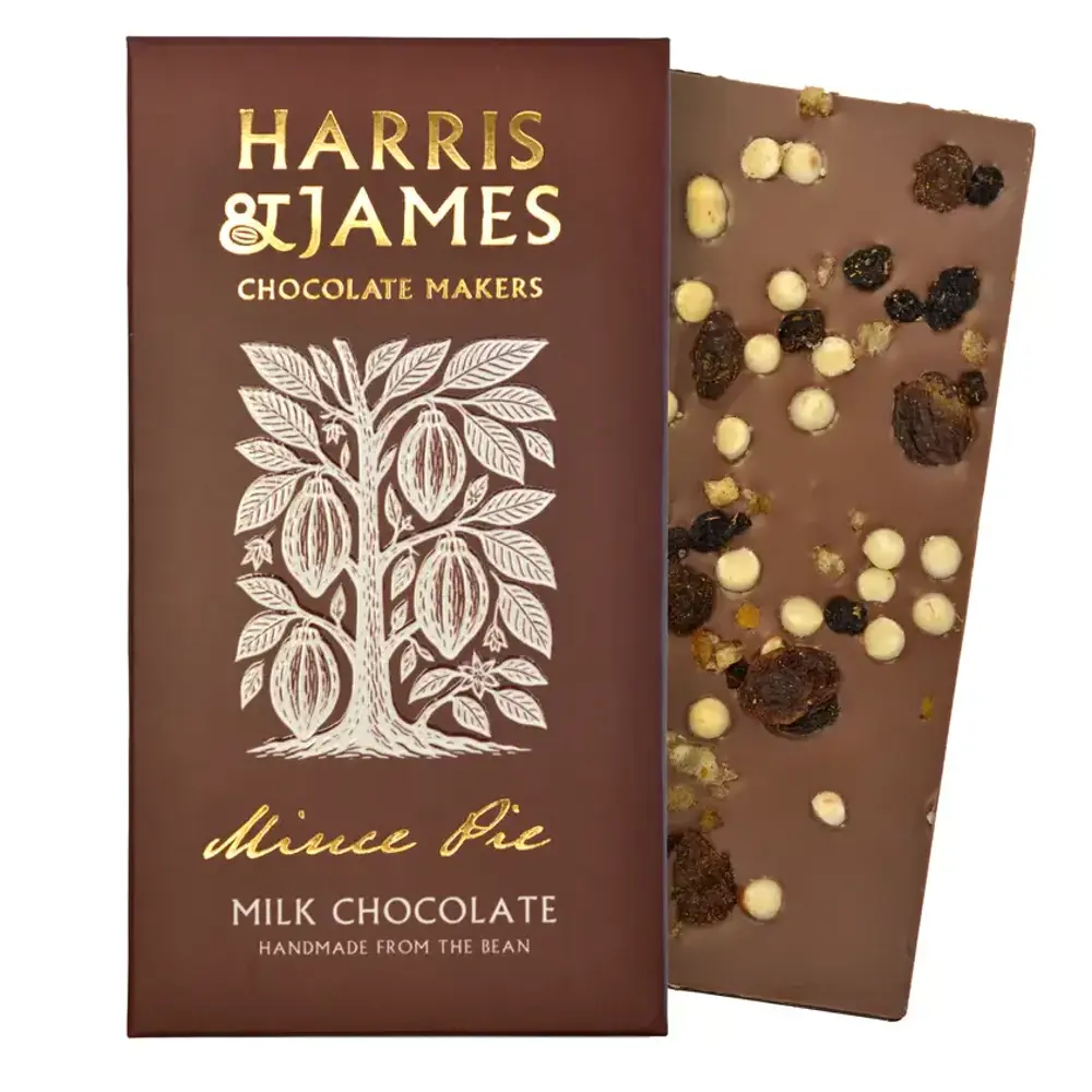 Harris & James Mince Pie Milk Chocolate 86g